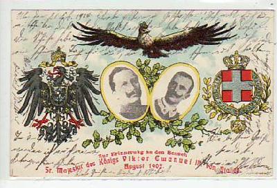 Adel Monarchie König Victor Emanuel von Italien 1902
