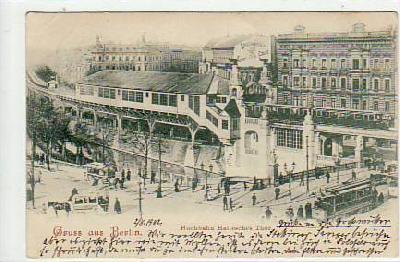 Berlin Kreuzberg Hochbahn Hallesches Tor 1902