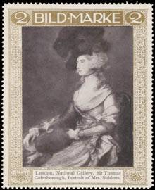 Sir Thomas Gainsborough Portrait of Mrs. Siddons