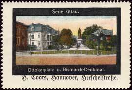 Ottokarplatz und Bismrack-Denkmal