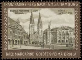Bremen-Marktplatz-Dom-Rathaus