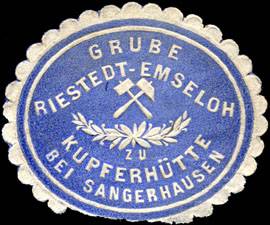 Grube Riestedt - Emseloh zu Kupferhütte bei Sangerhausen