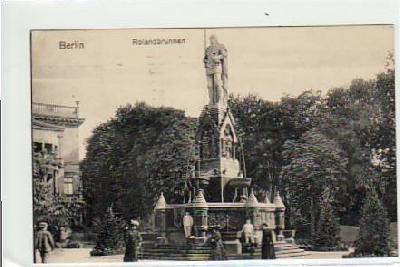 Berlin Tiergarten Rolandbrunnen 1915