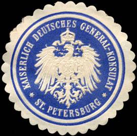 Kaiserlich Deutsches General - Konsulat - St. Petersburg