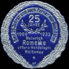 25 Jahre Heinrich Romeike