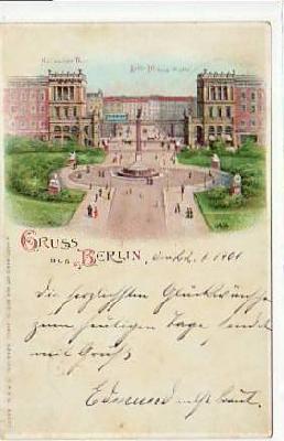 Berlin Kreuzberg Belle-Alliance-Platz 1901