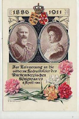 Adel,Monarchi Privat-Ganzsache Württemberg 1911 PP27C14301