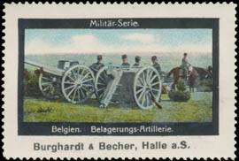 Belagerungs-Artillerie Militär Belgien