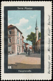 Hauptstraße von Mostar
