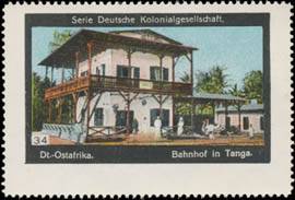 Bahnhof in Tanga - Deutsch-Ostafrika