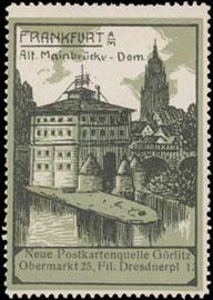 Alte Marienbrücke & Dom von Frankfurt/Main