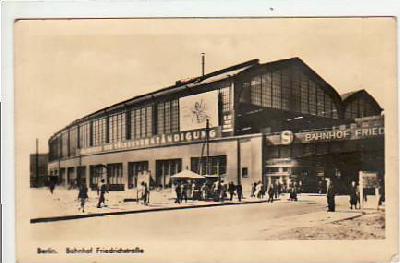Berlin Mitte Friedrichstrasse Bahnhof 1953