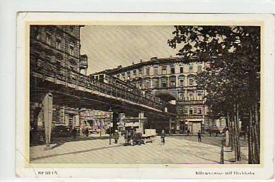 Berlin Schöneberg Hochbahn Bülowstrasse 1916