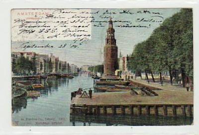 Amsterdam Niederlande Qudeschans 1904