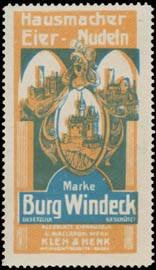 Hausmacher Eier-Nudeln Marke Burg Windeck