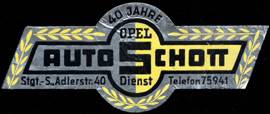 40 Jahre Auto Schott - Opel Dienst