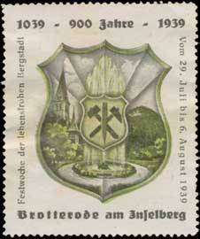 900 Jahre Brotterode am Inselberg