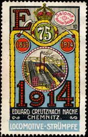 75 Jahre Locomotive Strümpfe 1914