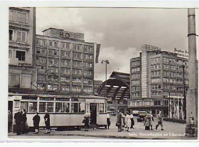 Berlin Mitte Alexanderplatz Strassenbahn 1959