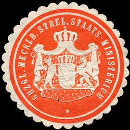 Grossherzoglich Mecklenburg Strelitzsche Staats - Ministerium