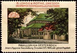 Pavillon für Oesterreich