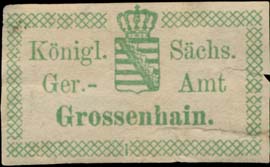 K.S. Gerichtsamt Grossenhain