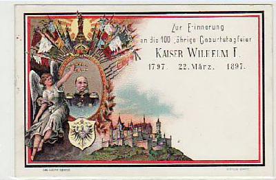 Adel Monarchie Kaiser Wilhelm Hohenzollernburg Hechingen 1897