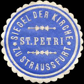 Siegel der Kirche St. Petri zu Straussfurt