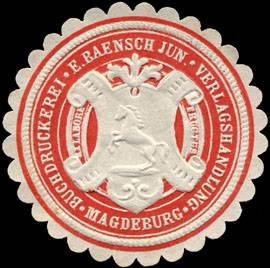 Buchdruckerei E. Baensch Junior - Verlagshandlung - Magdeburg