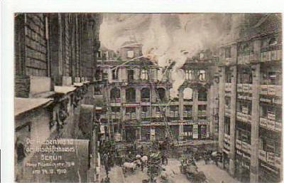 Berlin Mitte Geschäftshaus Feuer 1910