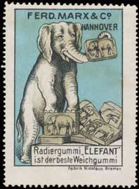 Radiergummi Elefant