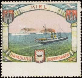 Reederei von Hamburg - Kopenhagen
