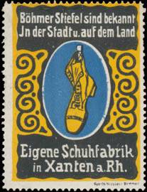 Böhmer Stiefel sind bekannt in der Stadt und auf dem Land