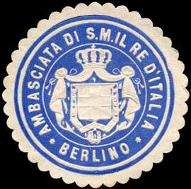 Ambasciata di S.M.IL. Re Ditalia Berlino