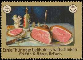 Echte Thüringer Delikatess-Saftschinken
