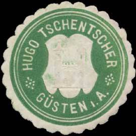 Kohlenanzünder Fabrik Hugo Tschentscher Güsten/Anhalt