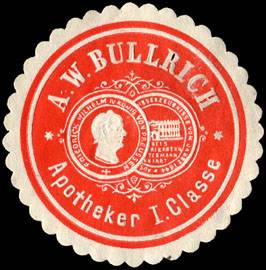 A. W. Bullrich - Apotheker I. Classe