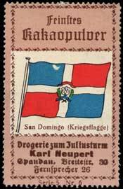 San Domingo-Kriegsflagge