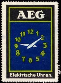 AEG-Elektrische Uhren