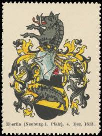 Eberlin (Neuburg/Pfalz) Wappen