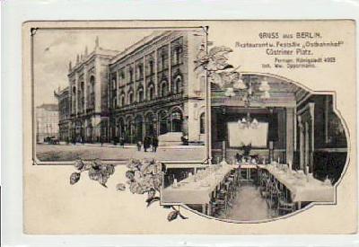 Berlin Friedrichshain Restaurant Ostbahnhof 1913