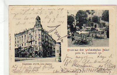 Berlin Mitte Restaurant Weihenstephan-Palast 1909