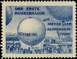 Der erste Kugelballon Altenburg