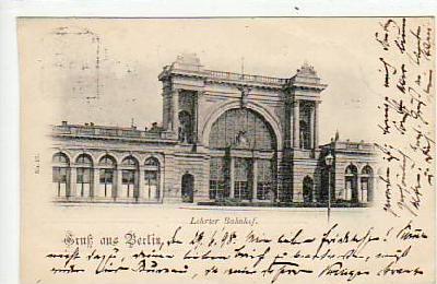 Berlin Tiergarten Lehrter Bahnhof 1898