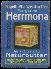 Eigelb-Pflanzenbutter Margarine Herrmona