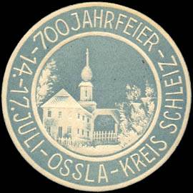 700 Jahrfeier - Ossla - Kreis Schleiz