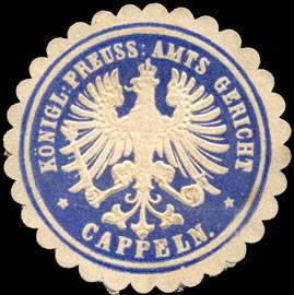 Königlich Preussisches Amts Gericht - Cappeln
