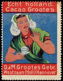 Echt holländische Cacao Grootes