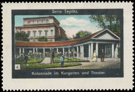 Kolonnade im Kurgarten und Theater