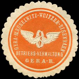 Gera - Meuselwitz - Wuitzer - Eisenbahn - Betriebs - Verwaltung
